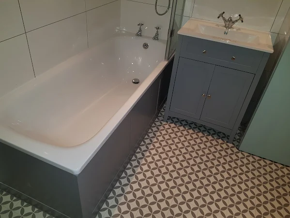 Recent bathroom renovation by Beespoke Renovations, based in Egham, Surrey